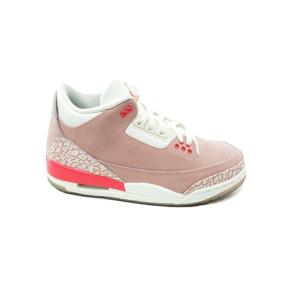 Nike Air Jordan 3 Retro Rust Pink CK9246-600 Crimson Cement Womens Size 39 US 8 - Picture 10 of 11